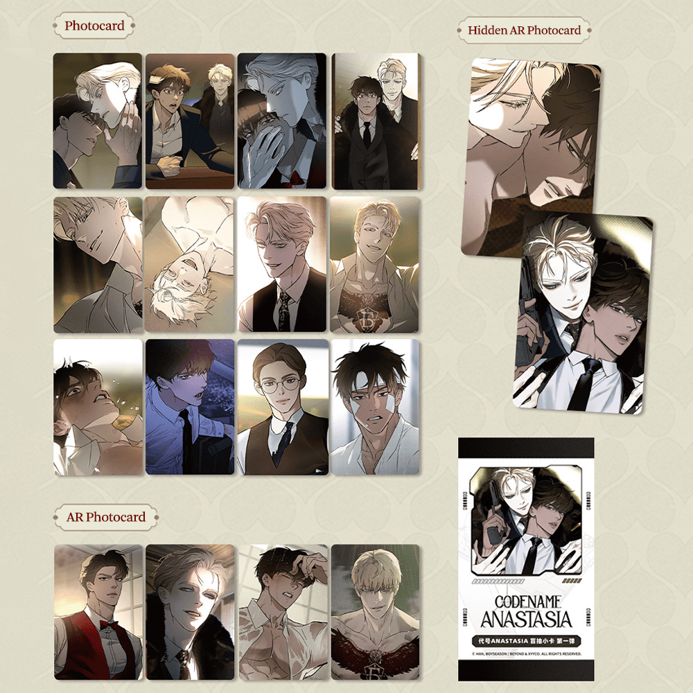Codename: Anastasia 'Masquerade' Pop-Up Cafe - Random Photocard Set - XYYCO - Random Photocard Set - Harumio