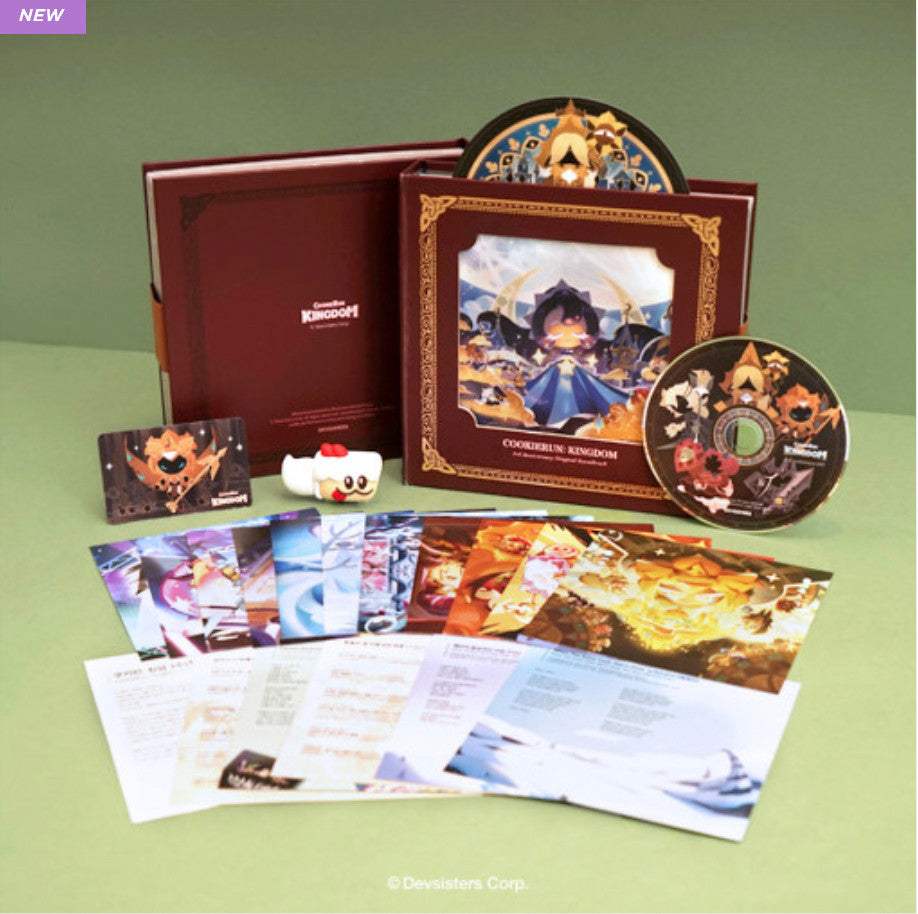 Cookie Run - Kingdom 3rd Anniversary OST Album & All Package - Cookie Run - OST Album - Harumio