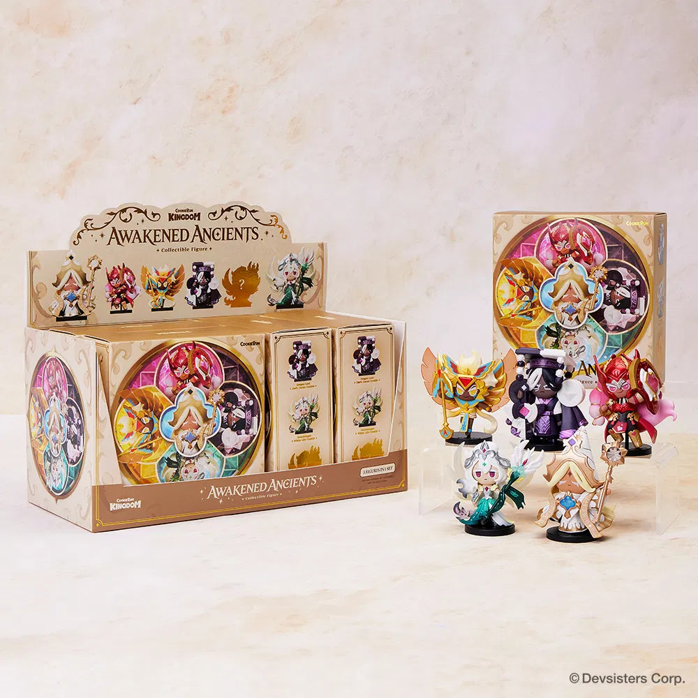 Add a standout character collectible to your collection with the Cookie Run - Awakened Ancient Cookie Collectible Figure.