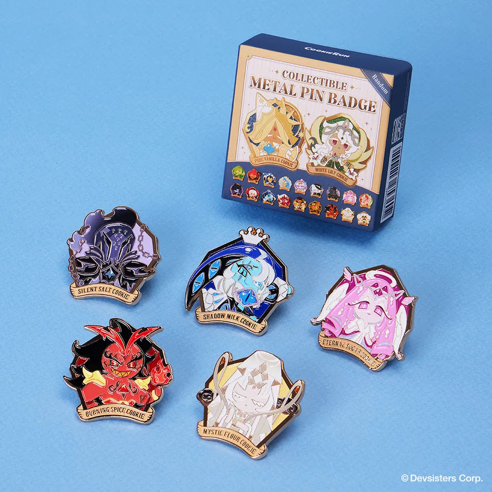 Add a stylish collectible to your collection with the Cookie Run - Metal Pin Badge.