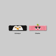 Make your skincare routine more enjoyable with the DAY OFF AIRLINE: D.O ZZirang-e &amp; Charles - Face Wash Headband.
