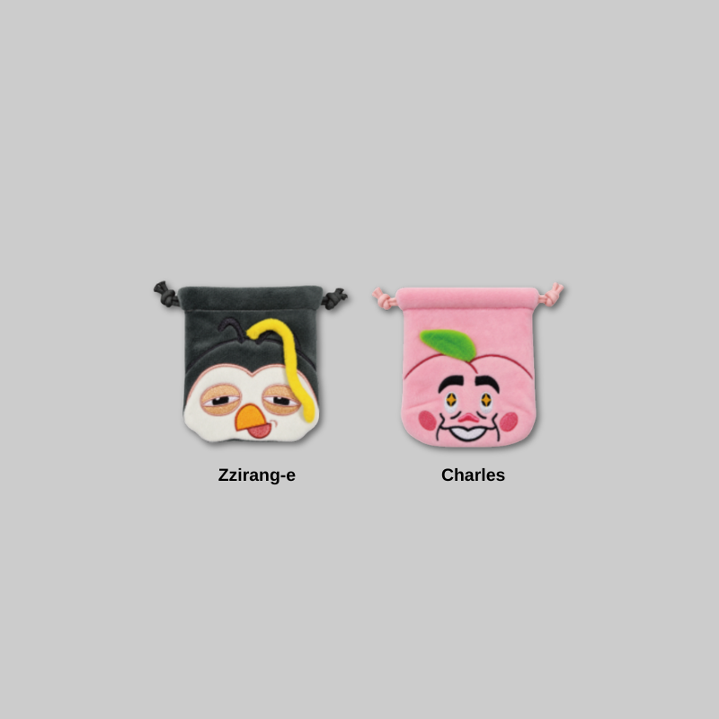 Keep your everyday essentials neatly organized with the DAY OFF AIRLINE: D.O ZZirang-e &amp; Charles - Pouch.