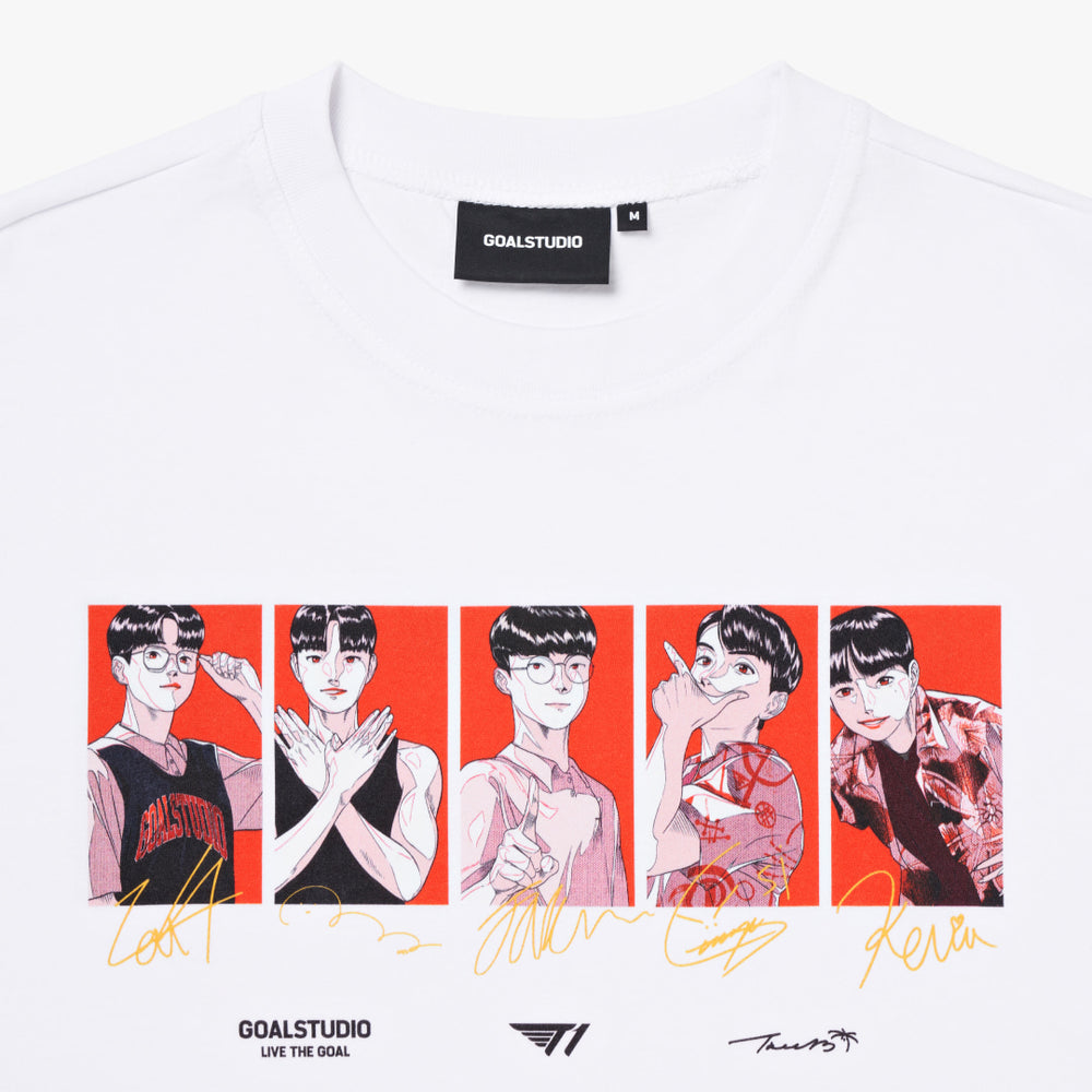 T1 x GOALSTUDIO - Romantic Vacation Team Graphic T-Shirt