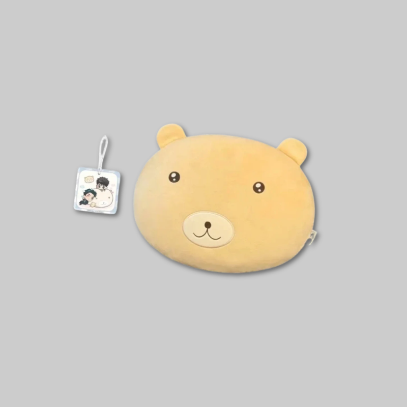 Add a cozy collaboration-inspired piece to your space with the Dead Seed x Genki Collection Cafe - Bear Cushion.