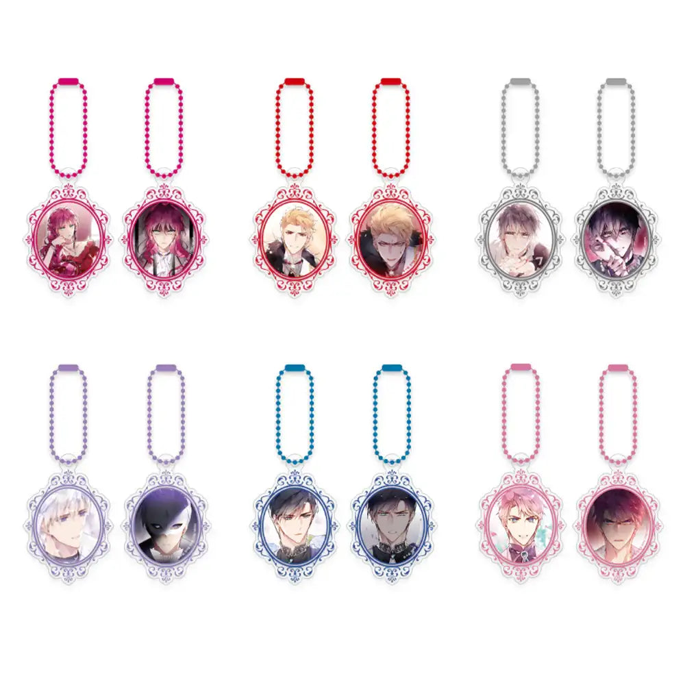 Villains Are Destined to Die Popup Store - Acrylic Framed Keyring (Double-Sided) - Soone Content - Acrylic Keyring - Harumio