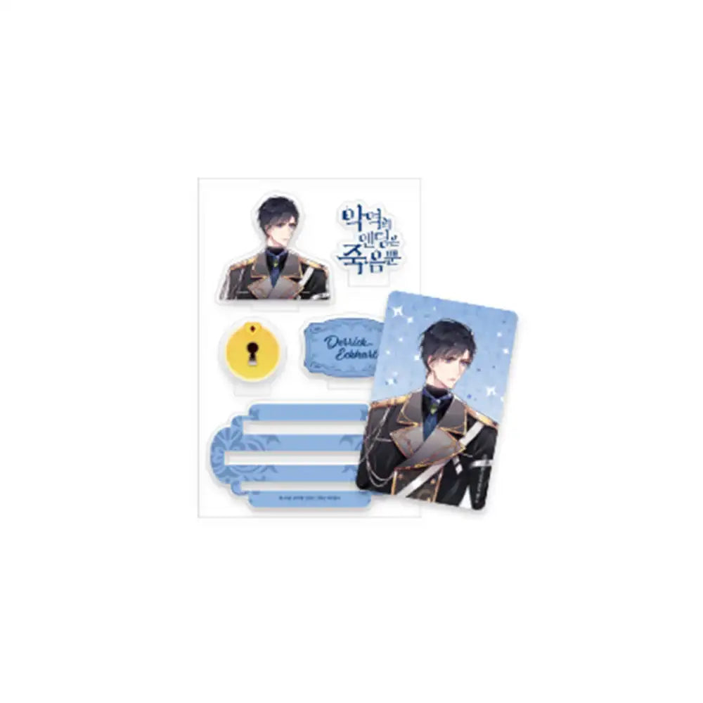 Villains Are Destined to Die Popup Store - Acrylic Photo Card Stand - Soone Content - Photo Card Stand - Harumio
