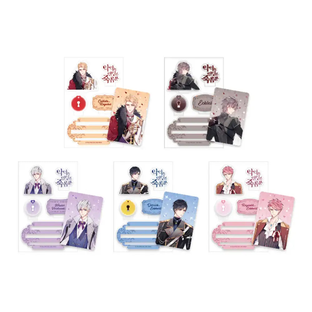 Villains Are Destined to Die Popup Store - Acrylic Photo Card Stand - Soone Content - Photo Card Stand - Harumio