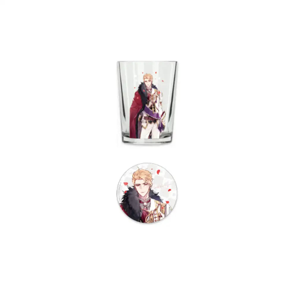 Villains Are Destined to Die Popup Store - Glass Cup & Coaster Set - Soone Content - Glass Cup - Harumio