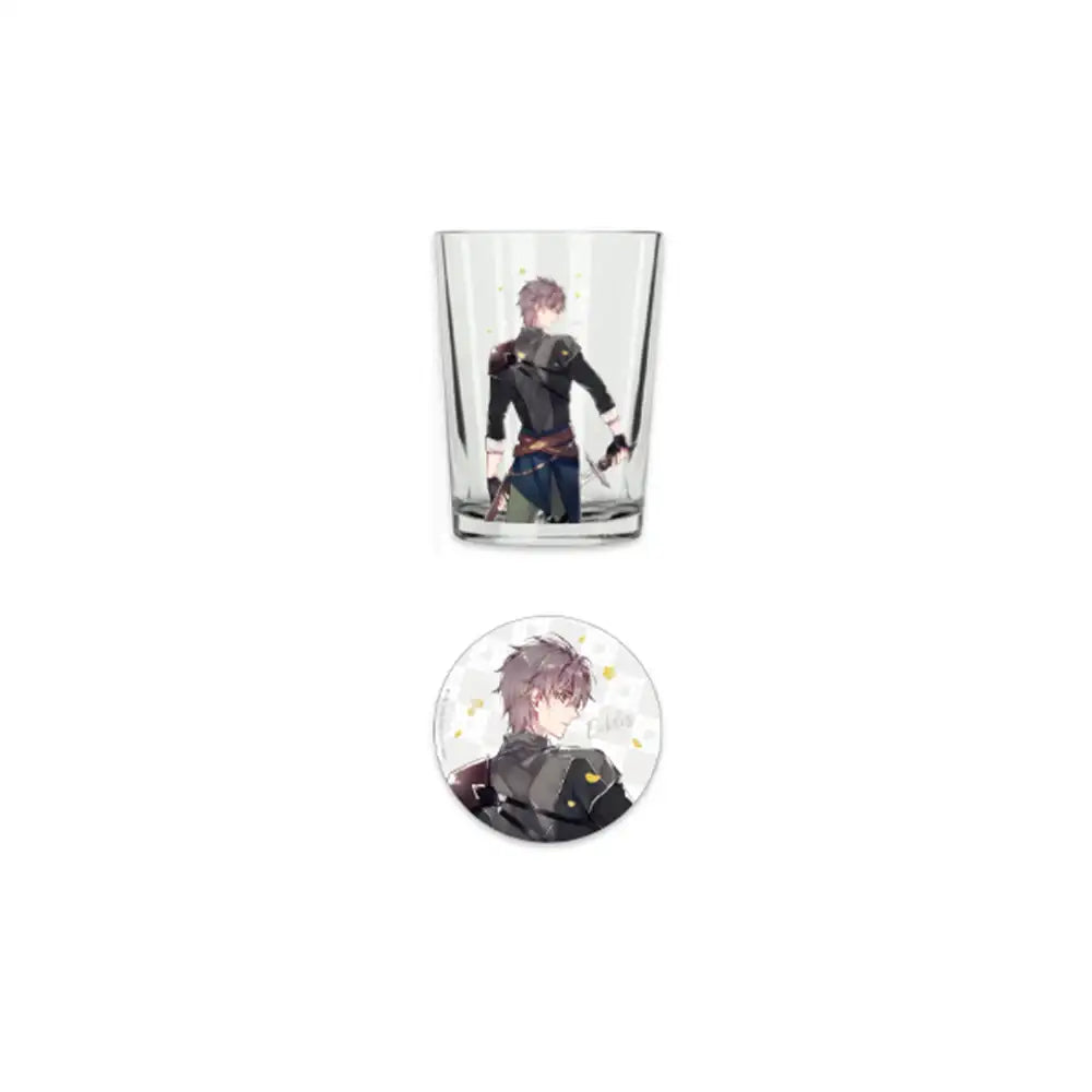 Villains Are Destined to Die Popup Store - Glass Cup & Coaster Set - Soone Content - Glass Cup - Harumio