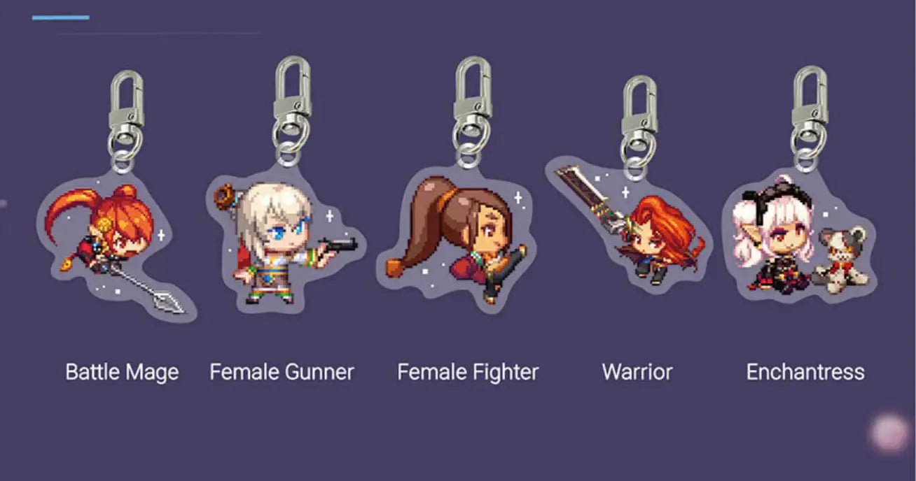 Dungeon & Fighter Mobile - Acrylic Keyring - Mofun - Accessories, Toys - Harumio