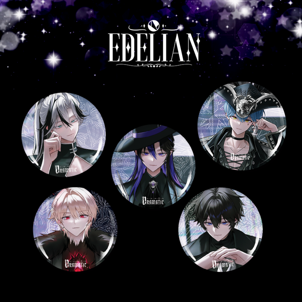 Commemorate the series' milestone with the Edelian: 1st Anniversary - Can Badge.