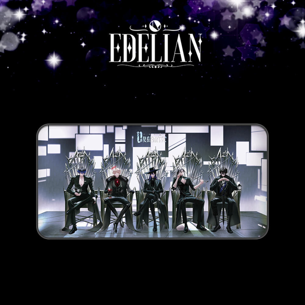 Celebrate the series' milestone with the Edelian: 1st Anniversary - Desk Pad.