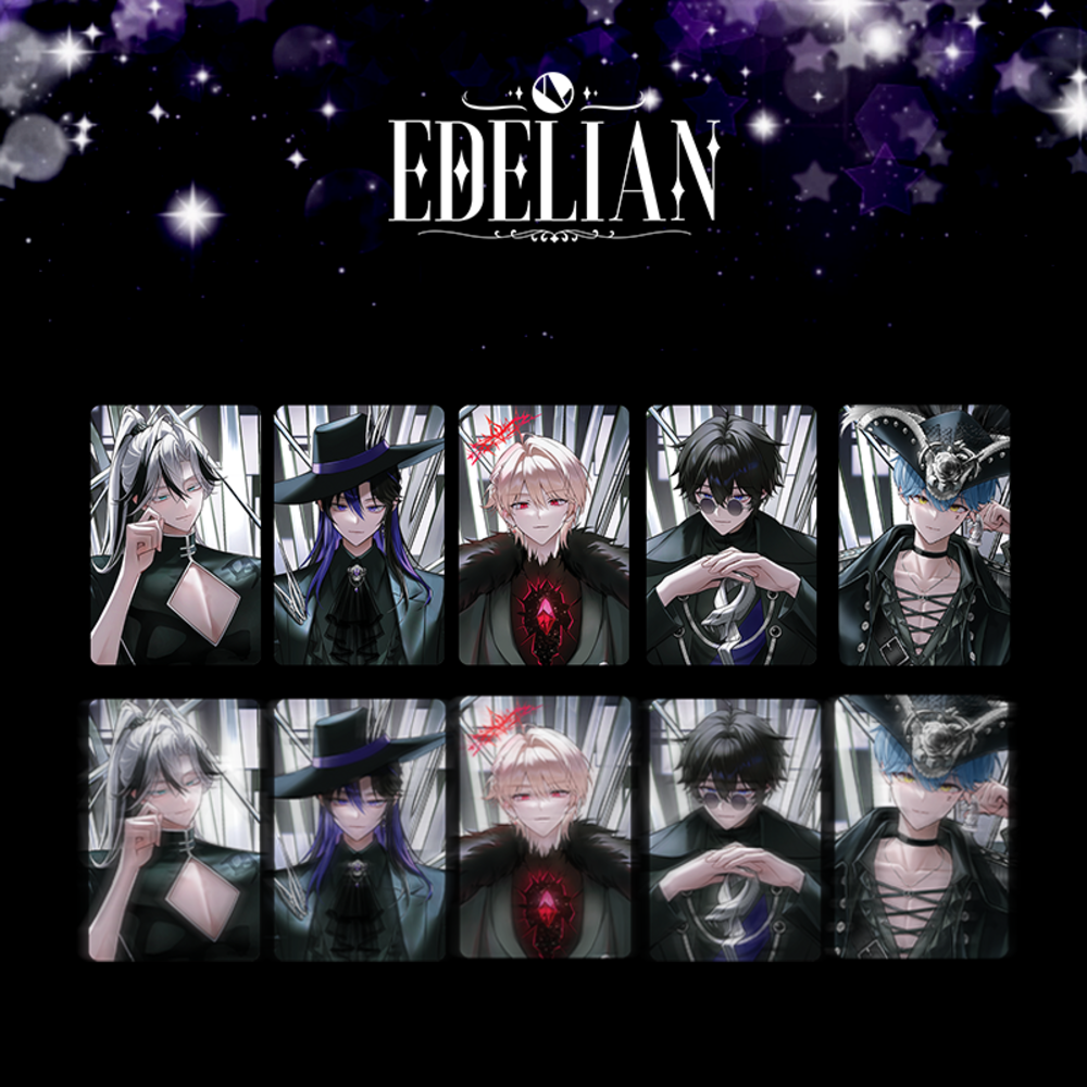 Celebrate the series' milestone with the Edelian: 1st Anniversary - Photocard Set.