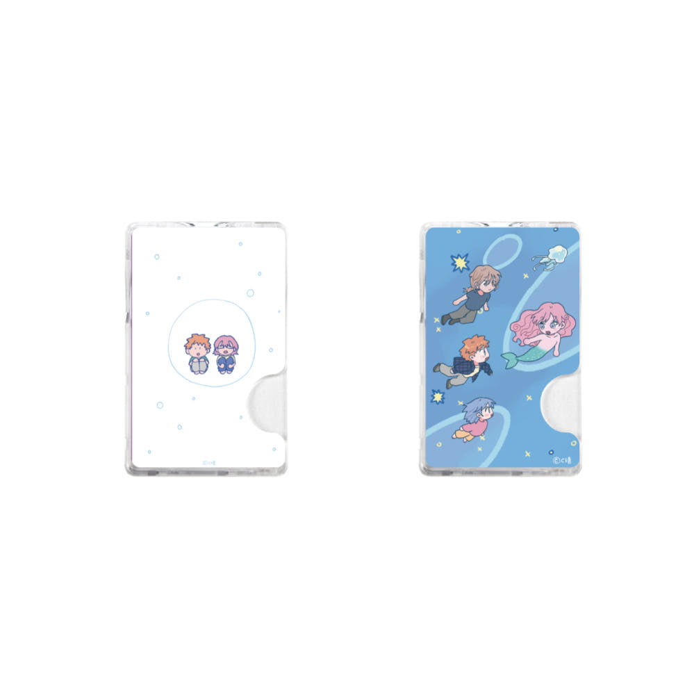 Keep your essential cards close while showcasing your favorite Even If It Goes to Waste design with the MagSafe Transparent Card Wallet.