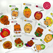 Pureureumdesign - Cupid Bear Food Drip Removable Sticker (Random) - Pureureumdesign - Home & Living, Accessories - Harumio