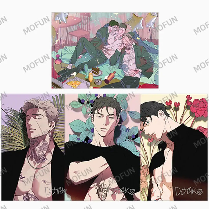 WETSAND x MOFUN - A5 Illustration Colored Paper Set (4 Types) - Mofun - Illustration Colored Paper - Harumio