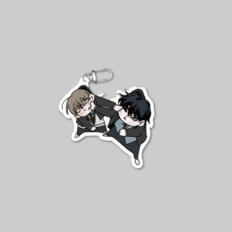 Carry a piece of the Friend or Faux x Beon Annex collaboration wherever you go with this collectible Acrylic Keyring.