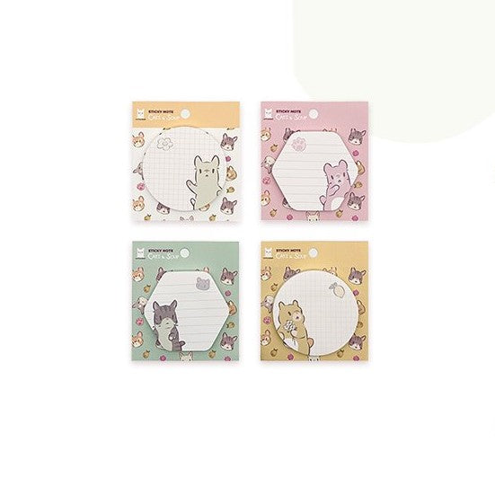 Cats and Soup X V-Square - Memo Pad - V-SQUARE - Memo Pad - Harumio