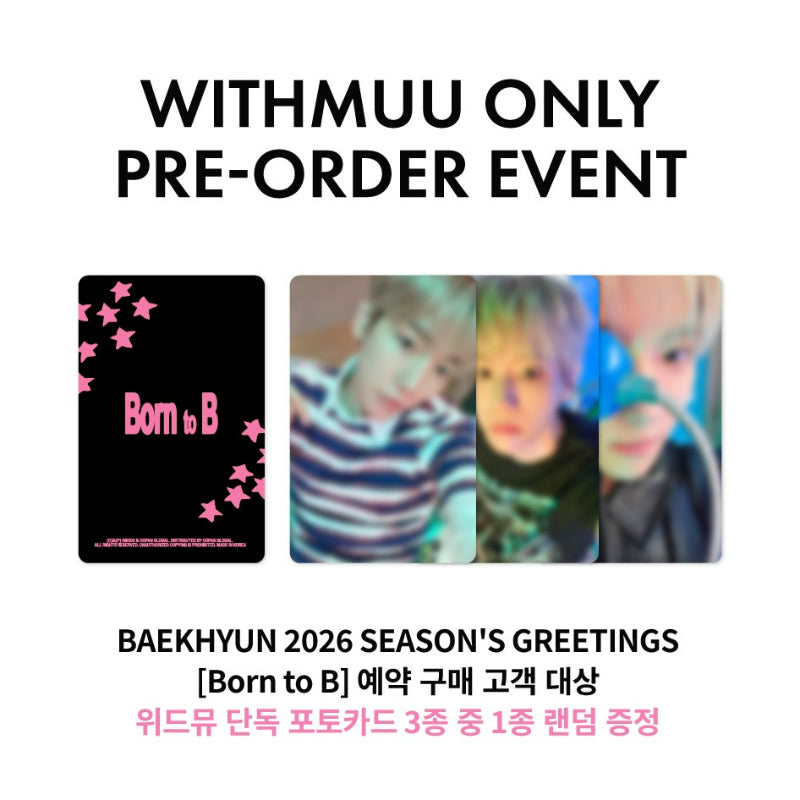 BAEKHYUN - 2026 Season's Greetings (Born to B)