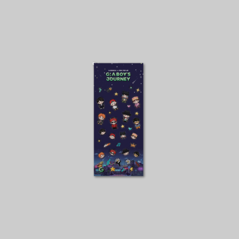 Add dimension to your collection with the official G-DRAGON x FAM POP-UP: G: A BOY'S JOURNEY – 3D Sticker.