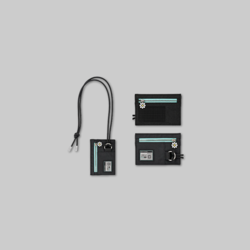 Keep your small essentials organized with the official G-DRAGON x FAM POP-UP: G: A BOY'S JOURNEY – Coin Mini Pouch.