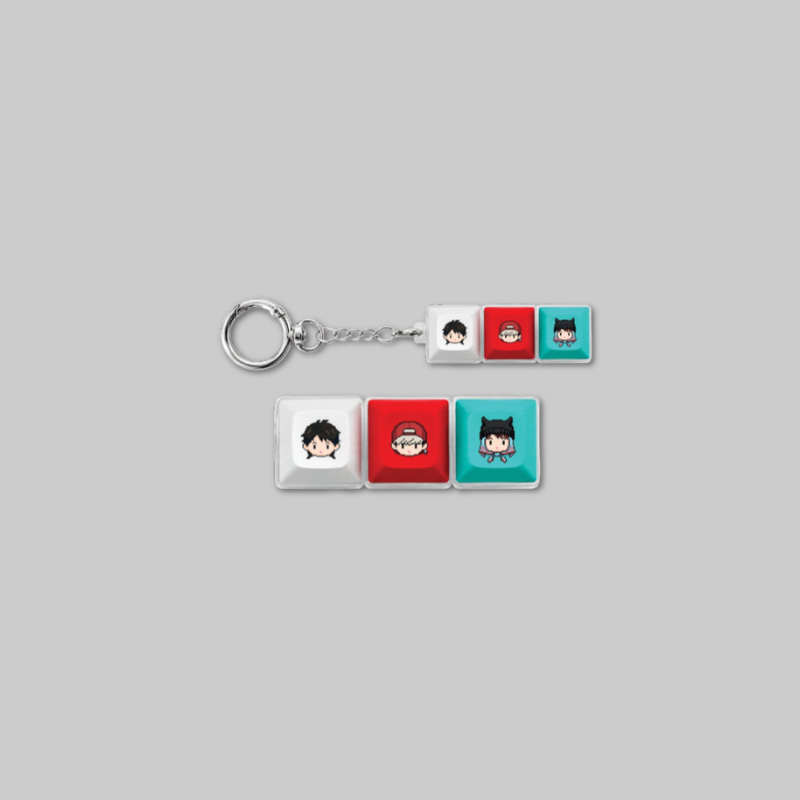 Carry a unique collectible wherever you go with the official G-DRAGON x FAM POP-UP: G: A BOY'S JOURNEY – Keycap Keyring.