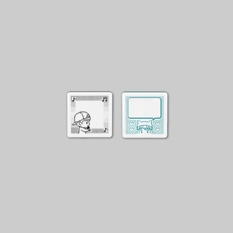 Add a creative touch to your stationery with the official G-DRAGON x FAM POP-UP: G: A BOY'S JOURNEY – Speech Balloon Stamp.