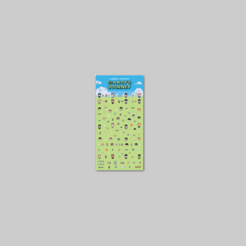 Personalize your everyday items with the official G-DRAGON x FAM POP-UP: G: A BOY'S JOURNEY – Sticker.