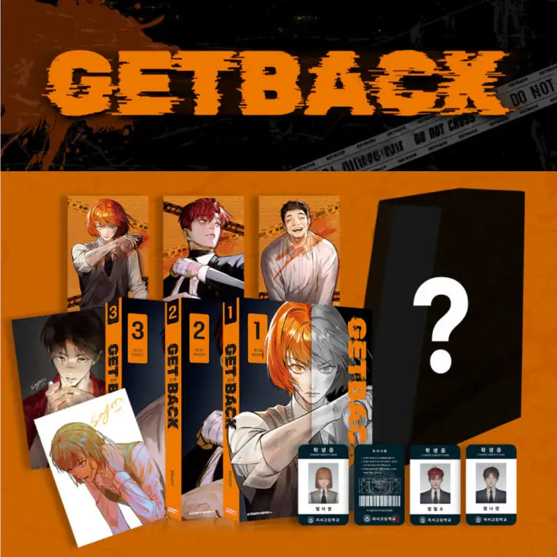 Getback - Manhwa Bookcase Set Add-On - WEBTOON FRIENDS - Manhwa - Harumio