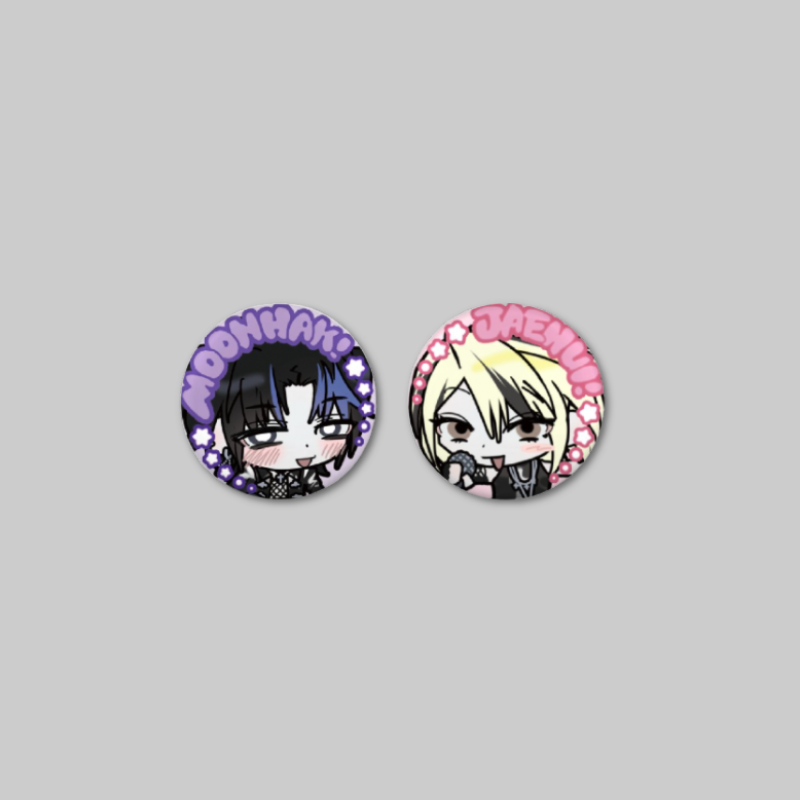 Celebrate the collaboration between Groupie Sweetie and B1A4 with the Groupie Sweetie x B1A4 - Can Badge Set.