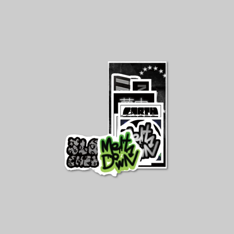 Personalize your favorite items with the Groupie Sweetie x B1A4 - Logo Sticker Set.