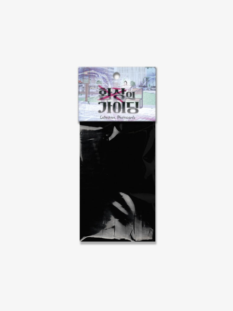 This premium photocard features exclusive artwork and character illustrations inspired by Guiding Me Mad. 