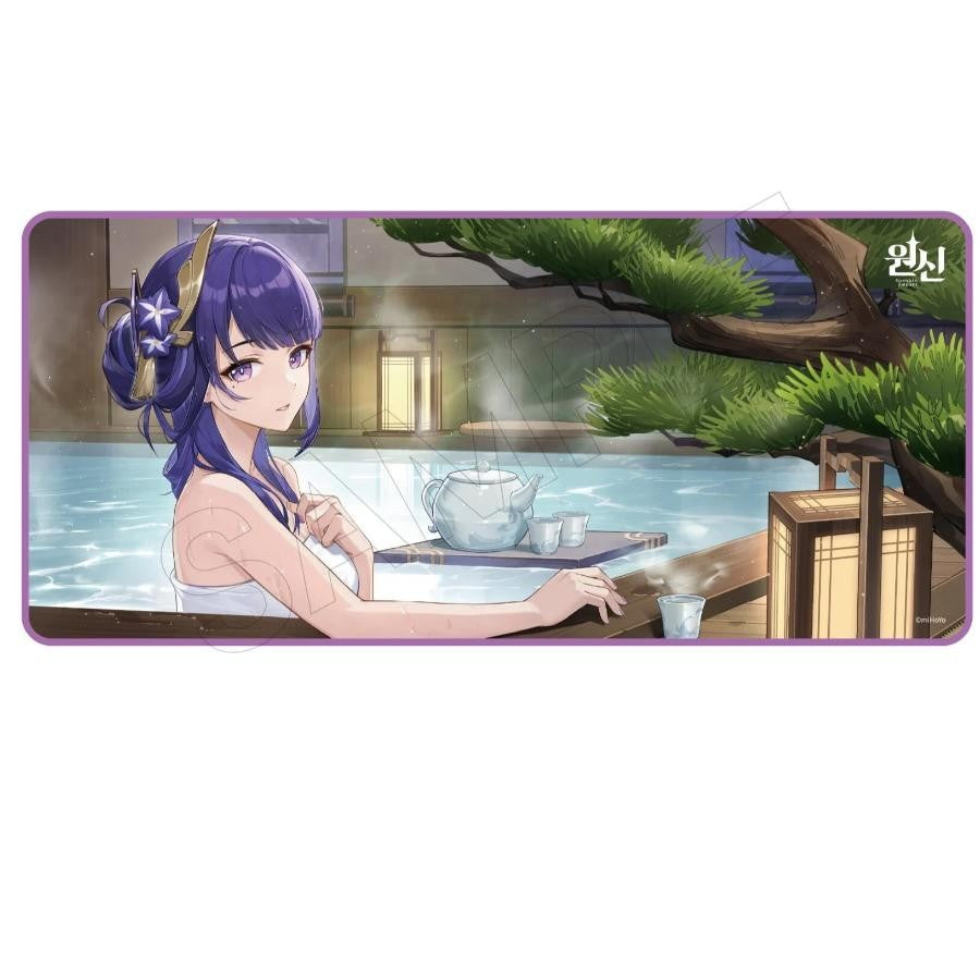 Genshin PC Lounge in Seoul - Long Desk Pad - Genshin Impact - Desk Pad - Harumio