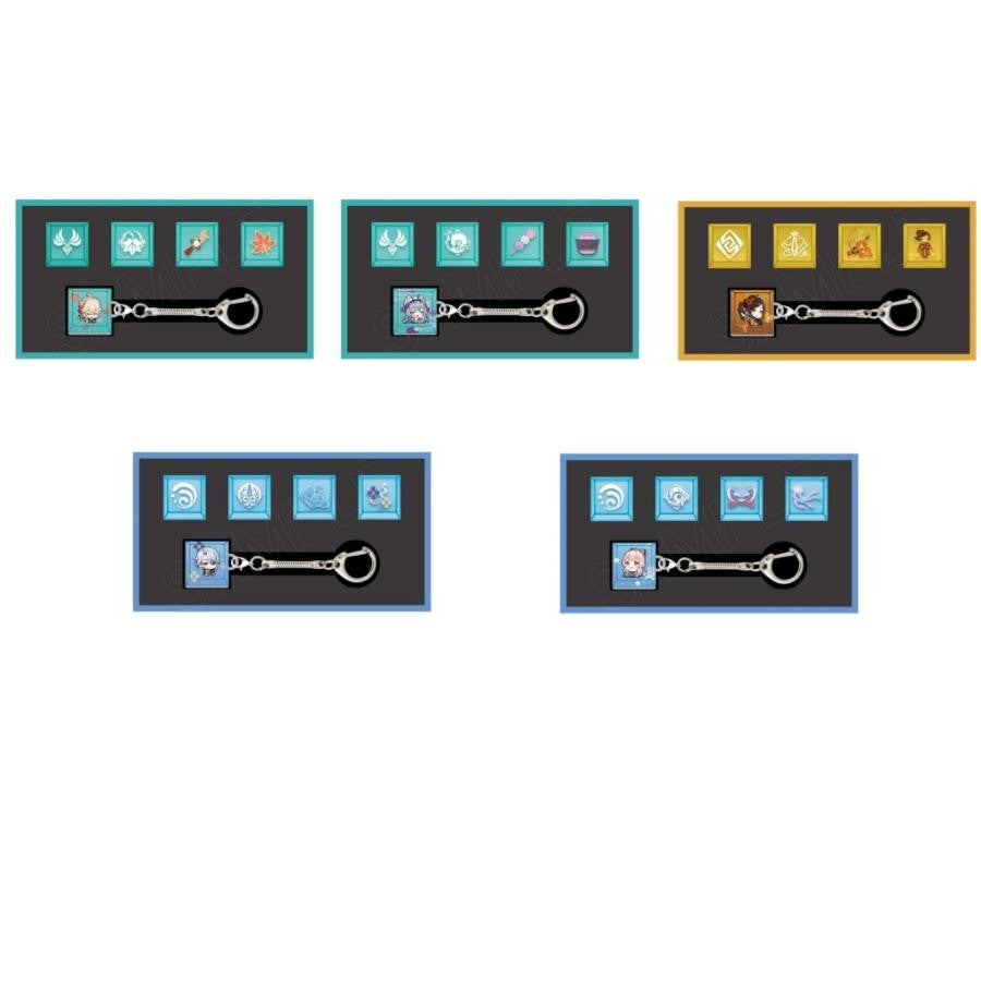 Genshin PC Lounge in Seoul - Keycap Keyring - Genshin Impact - Keyring - Harumio