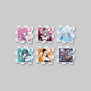 Add a fun and collectible touch to your HOLOLIVE: Flow Glow collection with the Puzzle Acrylic Keyring from the Flow Glow x Aniplus collaboration.