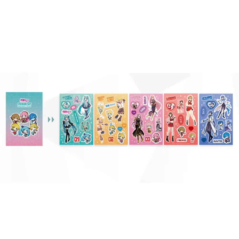 Hatsune Miku Pop-Up Store - Sticker 5-Set - Soone Content - Sticker - Harumio