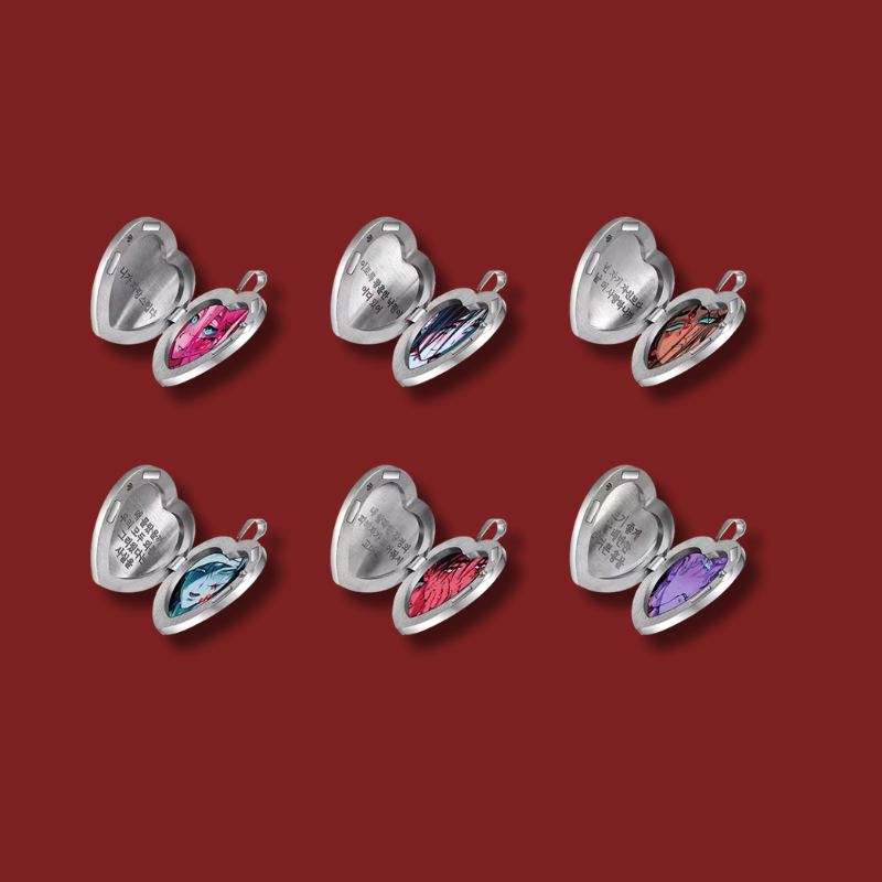 Alien Stage Karmic Angel - Heart Photo Frame Pendant