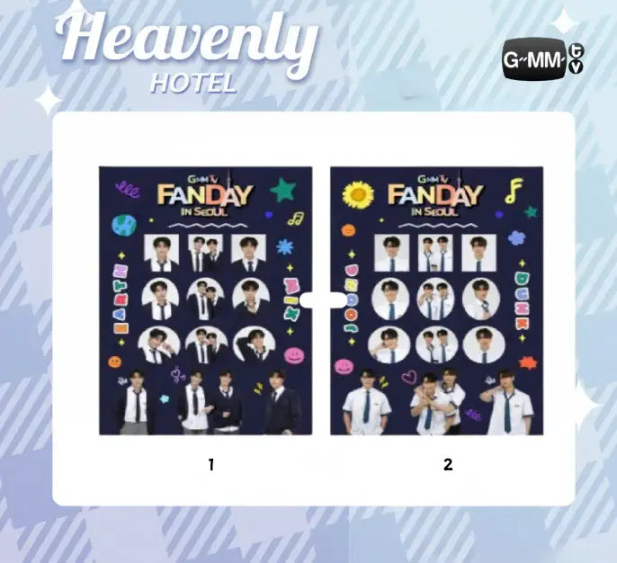 Heavenly Hotel x GMMTV - Sticker Set - Toon!que - Sticker - Harumio