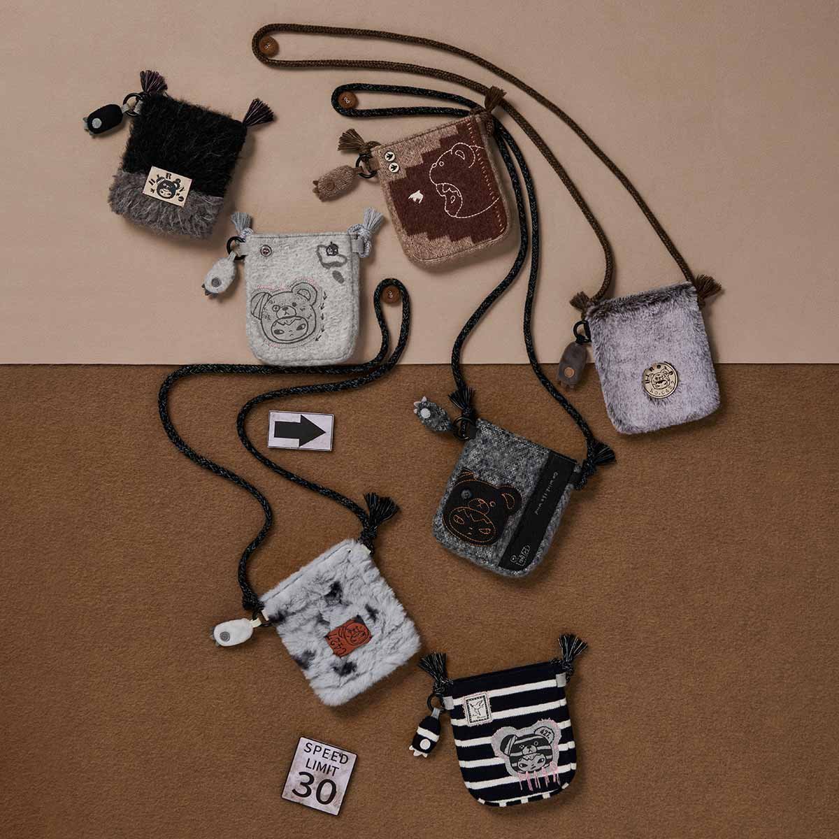 Carry your everyday essentials with artistic flair using the official HIRONO – Road Journal Series Mini Bag.