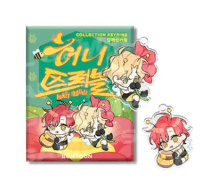 Racing To Another Pink x Honey Trouble Pop Up Store - Collection Keyring - Lezhin - Accessories, Toys - Harumio