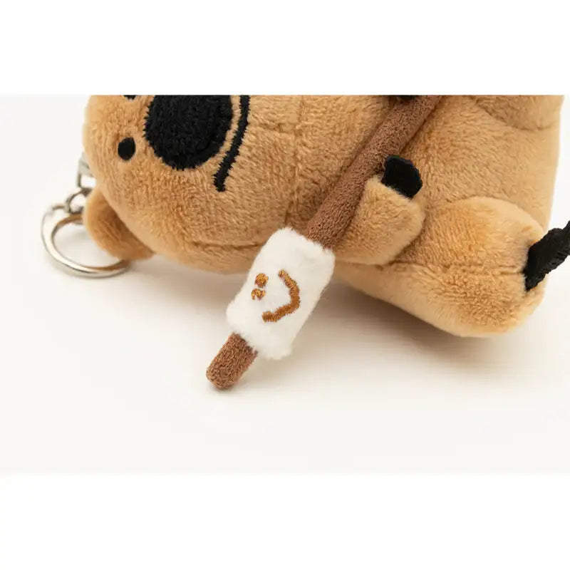 Dinotaeng - S'more Quokka Plush Doll Keyring - Dinotaeng - Doll keyrings - Harumio