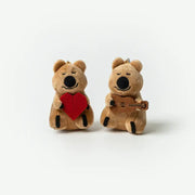 Dinotaeng - Ukulele & Heart Quokka Keyring - Dinotaeng - Keyrings - Harumio