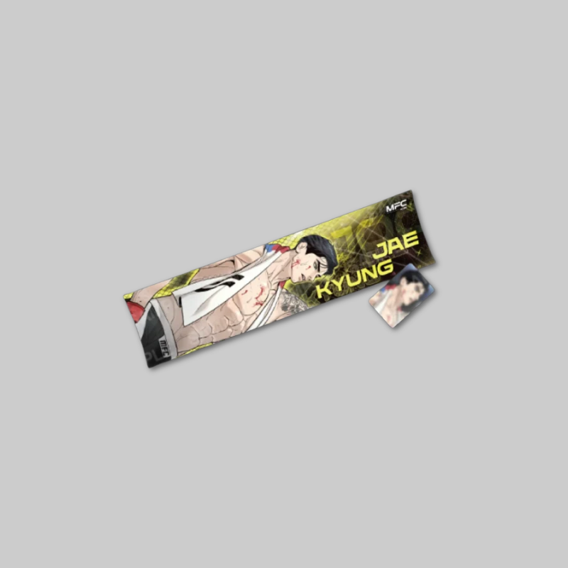 Show your Jinx fandom with the MFC Jae Kyung Slogan from the Jinx Pop-Up.