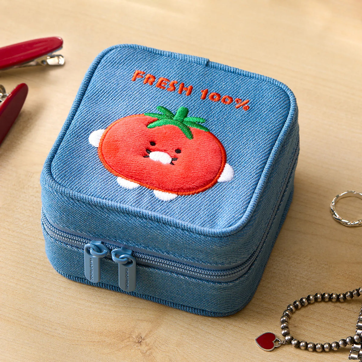 Keep your favorite accessories organized with the Kakao Friends Chunsik Accessory Storage Box.