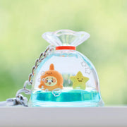 Add a playful touch to your everyday accessories with the Kakao Friends - Chunsik Fish Tank Keyring.