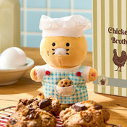 Add a charming character accessory to your everyday essentials with the Kakao Friends - Chunsik Grocery Market Baker Keyring Doll.