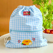 Carry your essentials in playful style with the Kakao Friends Chunsik String Backpack.