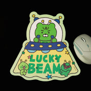 Brighten up your workspace with the Kakao Friends - Lucky Alien Mouse Pad.