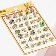 Add a playful touch to your favorite items with the Kakao Friends - Standing Sticker.
