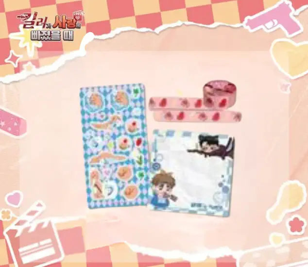 Killer Crush - Squid Masking Tape & Sticker Set - Toon!que - Masking Tape - Harumio